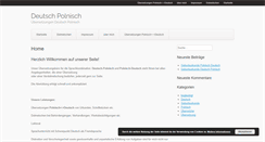 Desktop Screenshot of deutsch-polnisch.biz