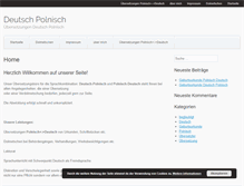 Tablet Screenshot of deutsch-polnisch.biz